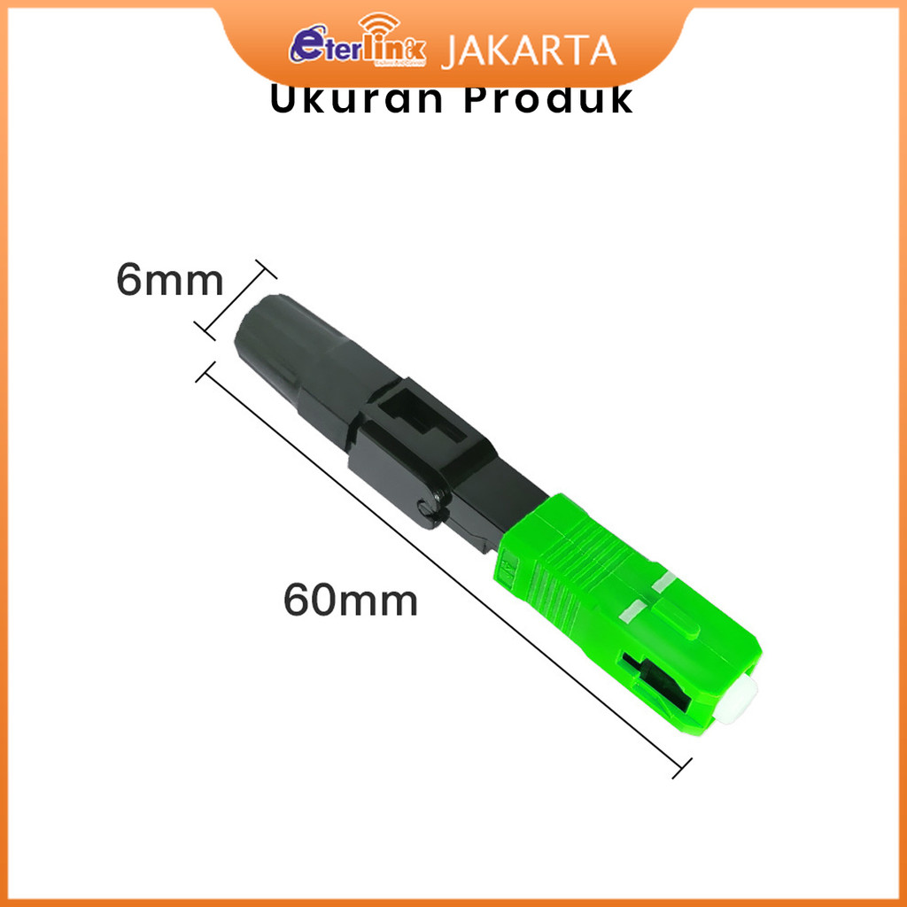 Jual Fast Connector SC APC Adapter SC APC Conector Fiber Optik FTTH ...
