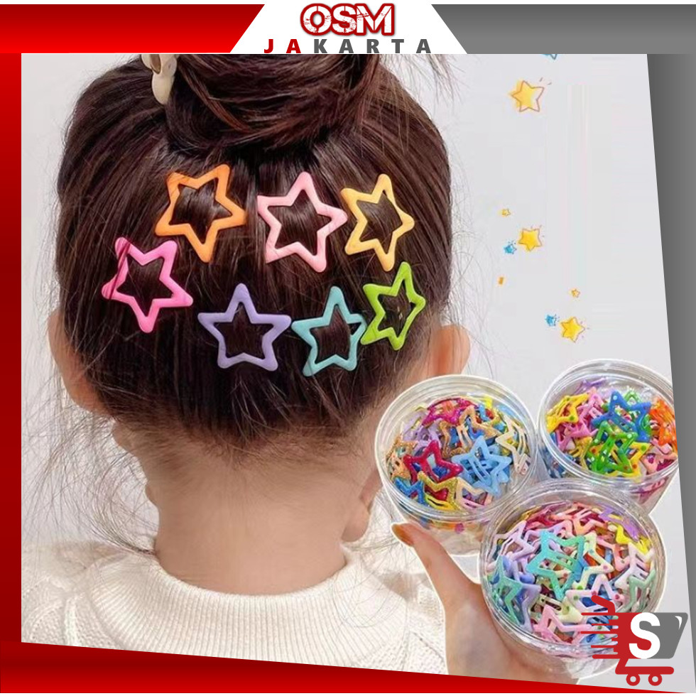 Jual OSM JKT F6558 Jepit Rambut Bintang Unik / 1 PCS Hair Clips Motif ...