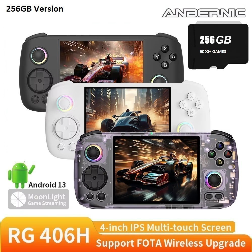 Jual GROSIRUNIK99 ANBERNIC RG406H 256GB - Dual Mode Emulator Retro Game ...