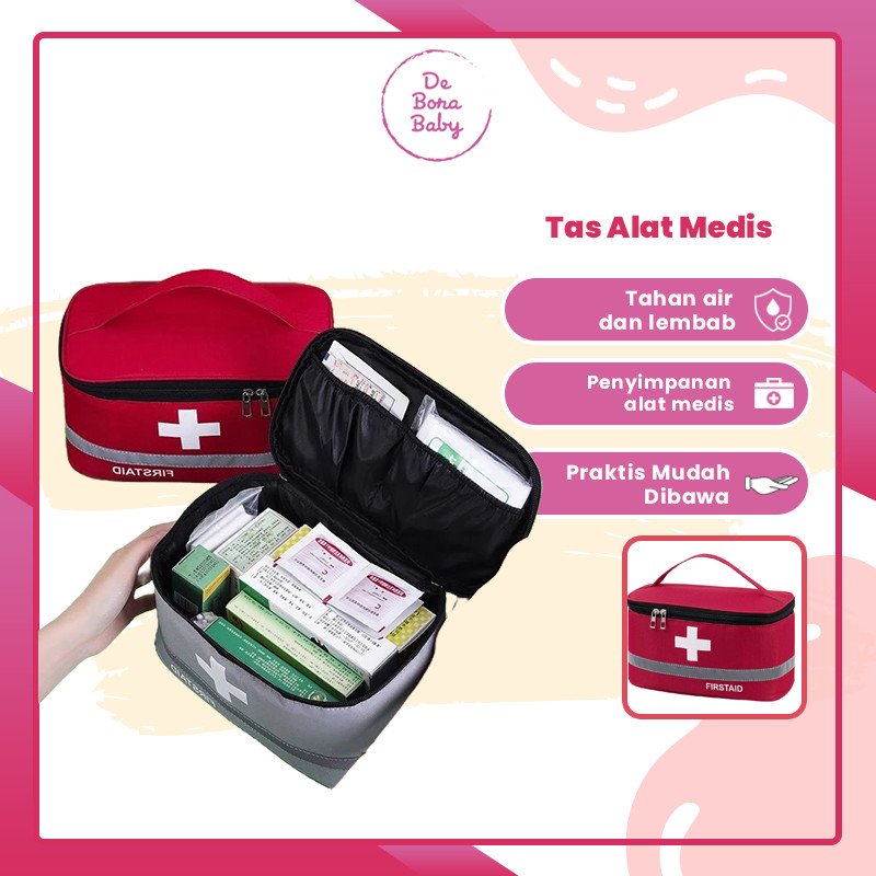 Jual P3K Tas Tas Organizer Obat P3K First Aid Kit Bag Portable ...
