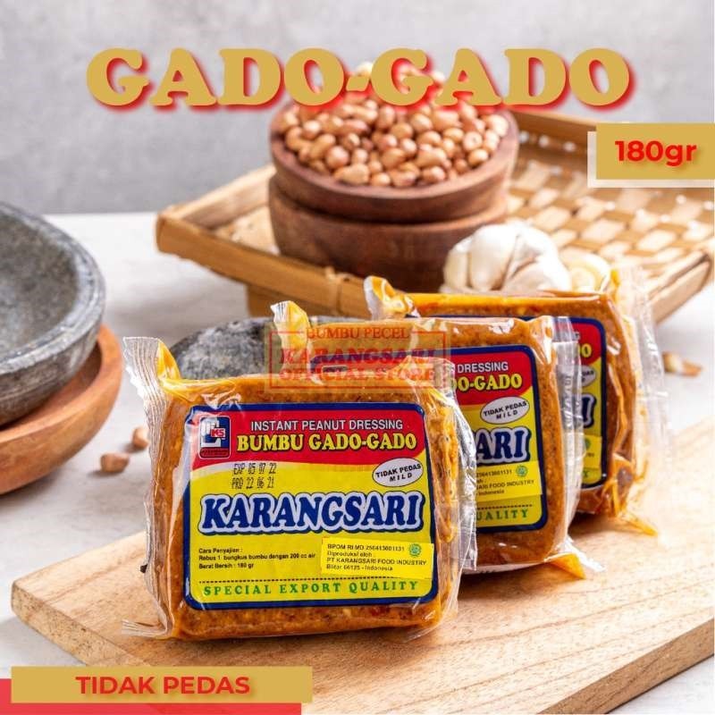 Jual Bumbu GADO GADO KarangSari 180gr | Shopee Indonesia