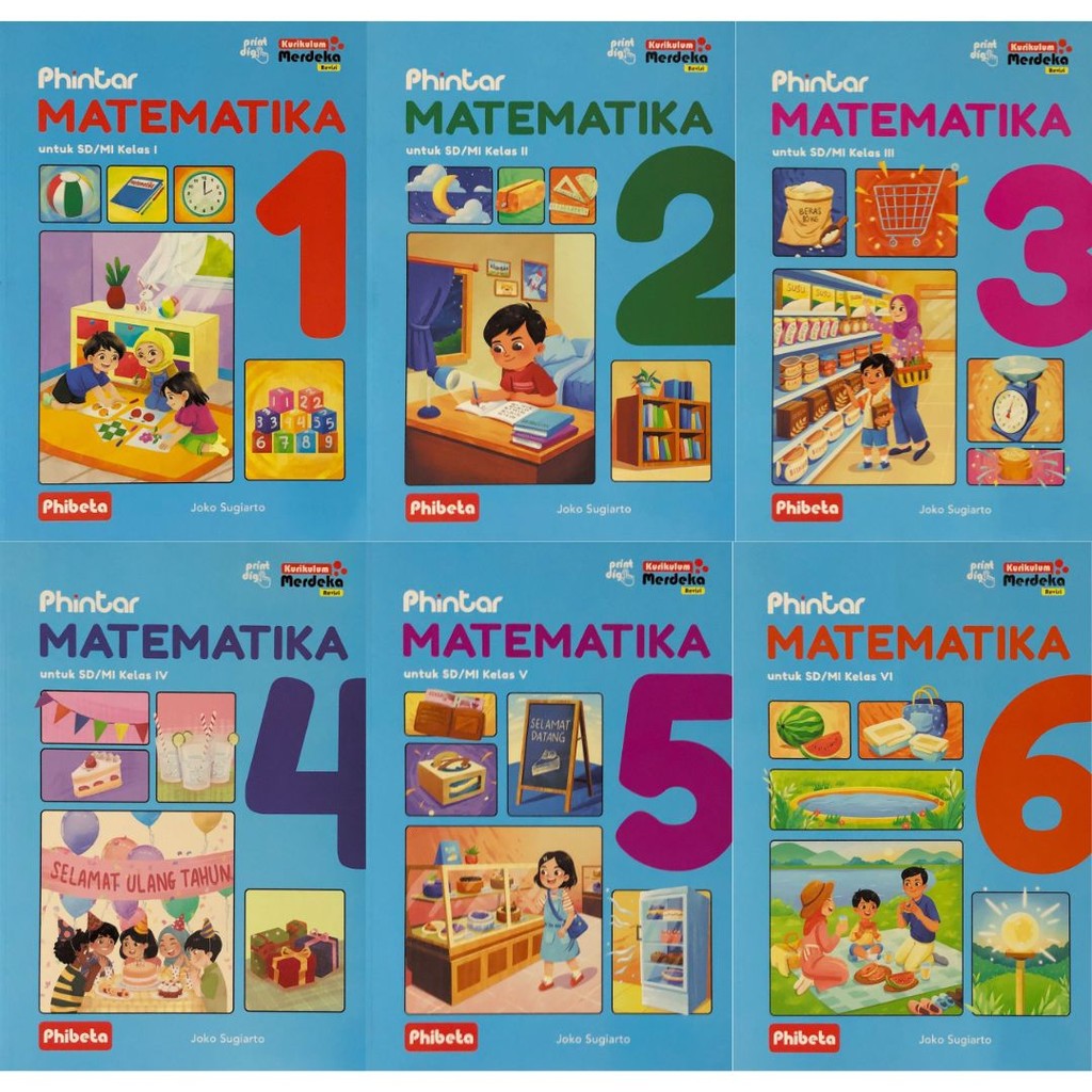 Jual Phintar Matematika Kurikulum Merdeka Revisi Kelas 1 2 3 4 5 6 SD ...