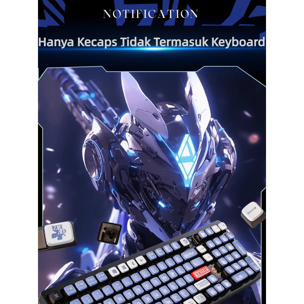 Jual Keycap EVA Unit00 Evangelion ASA Pudding PBT PC Translucent ...
