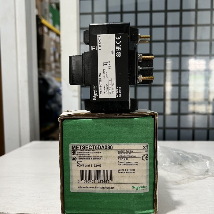 Jual Schneider electric current transformer CT 800/5A METSECT5DA080 ...