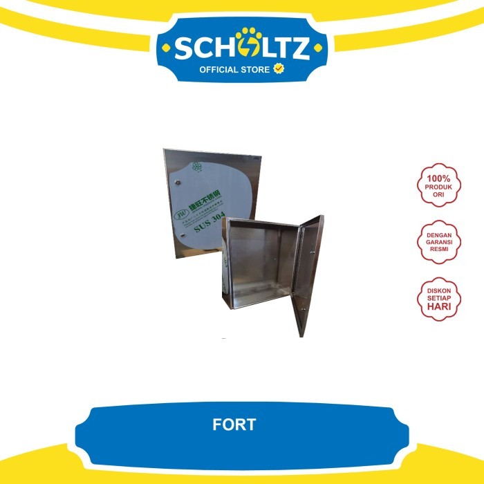 Jual FORT STAINLES STEEL PANEL BOX`IP55`INDOOR (50X40X20) FSBI504020 ...