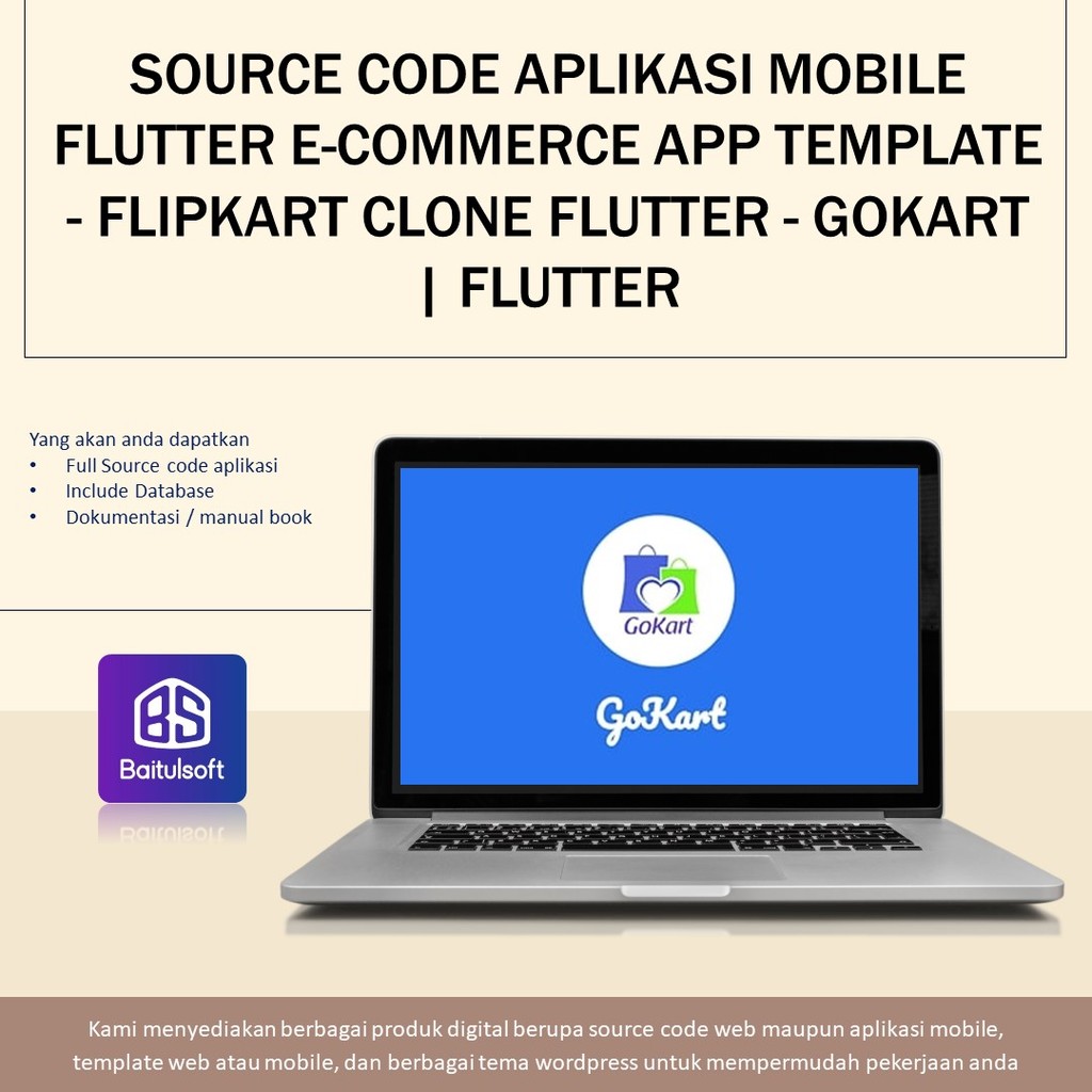 Jual SOURCE CODE APLIKASI MOBILE FLUTTER E-COMMERCE APP TEMPLATE ...