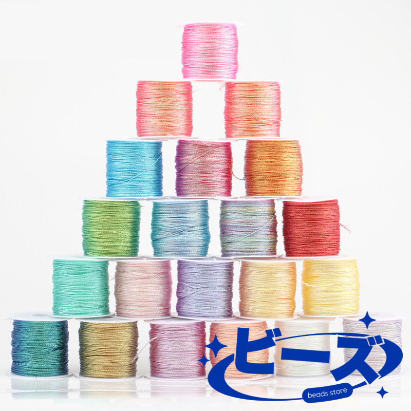 Jual Biizu 1 ROLL Shine String Tali Benang Metalik Metallic String - 3 ...
