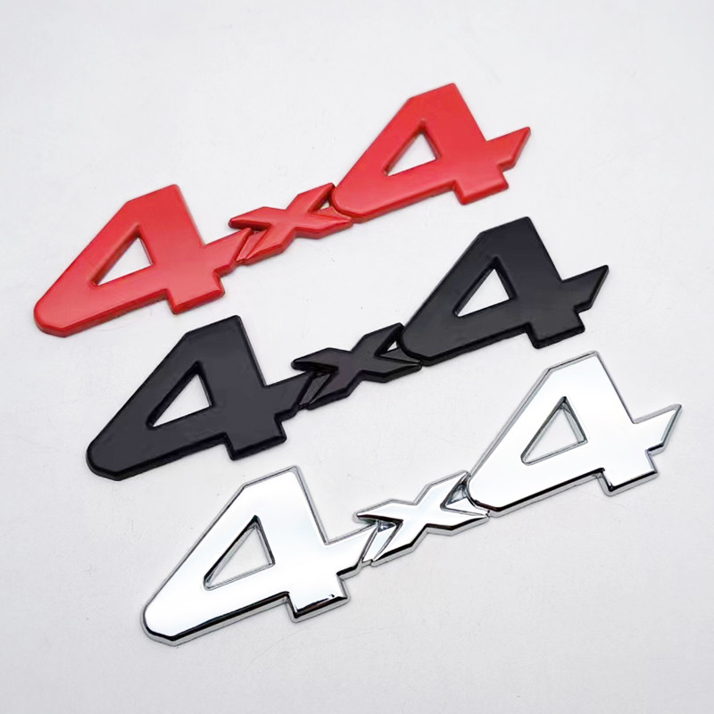 Jual 3D Metal Logo 4x4 Emblem Letters Car Badge For Rc Off Road Tacoma ...