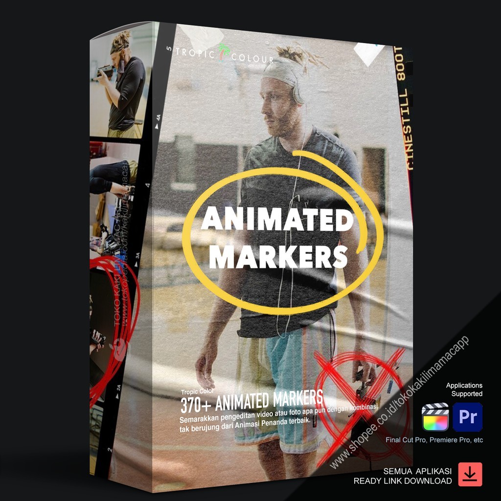 Jual 370+ Animated Marker for FCPX & Premiere Pro | Shopee Indonesia