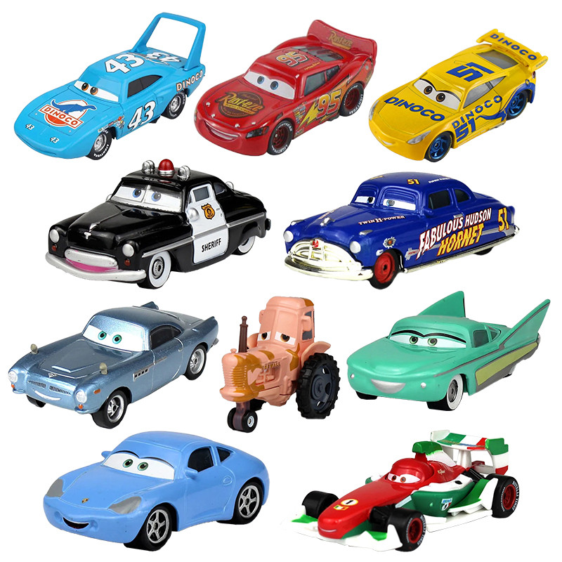 Jual Disney Pixar Cars 2 3 Lightning Mcqueen The King Frank Race Div ...