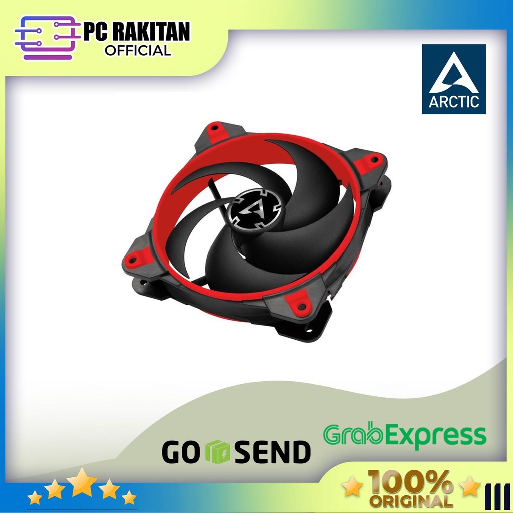 ARCTIC BioniX P140-140 Mm Ventola Da Gioco PWM PST, Controllo PST, PWM Sharing Technology, Alta Pressione Statica, Ventilazione 200-1950 RPM, 0,45 Sone - Rosso - Foto 11
