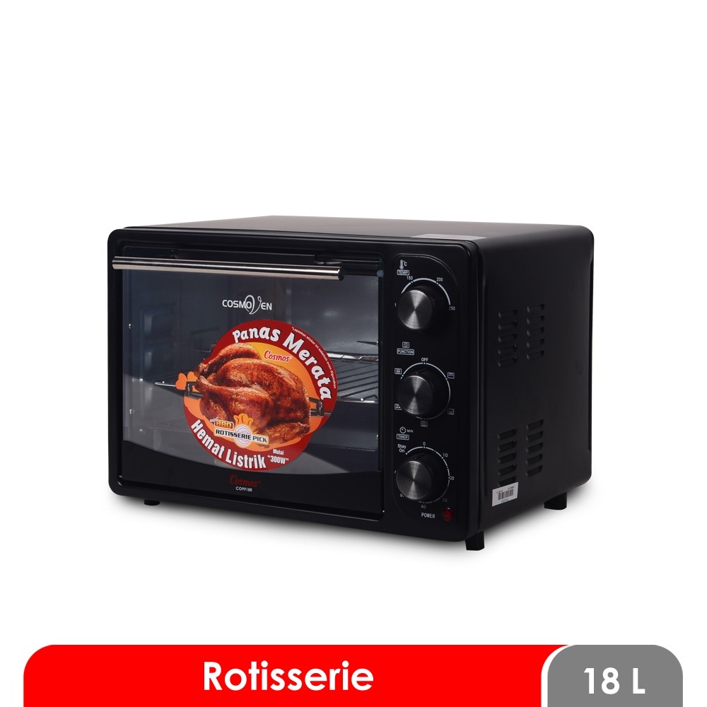 Jual Oven Toaster Oven Listrik Elektrik Cosmos 18L 18 Liter Cosmos CO ...