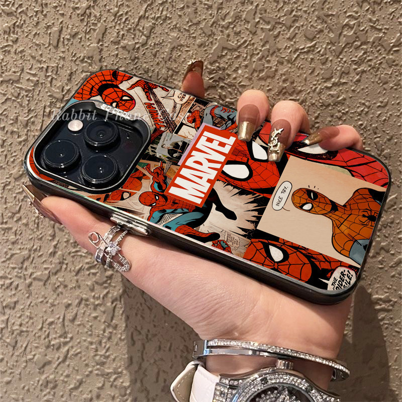Jual Marvel Hitam Spider-Man Casing Hp Case for Samsung Galaxy A15 A05S ...