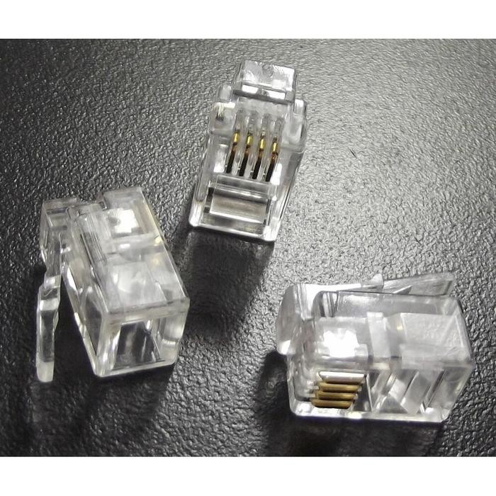 Jual Modul RJ 11 ( 1 Pack isi 50 pcs ) | Shopee Indonesia