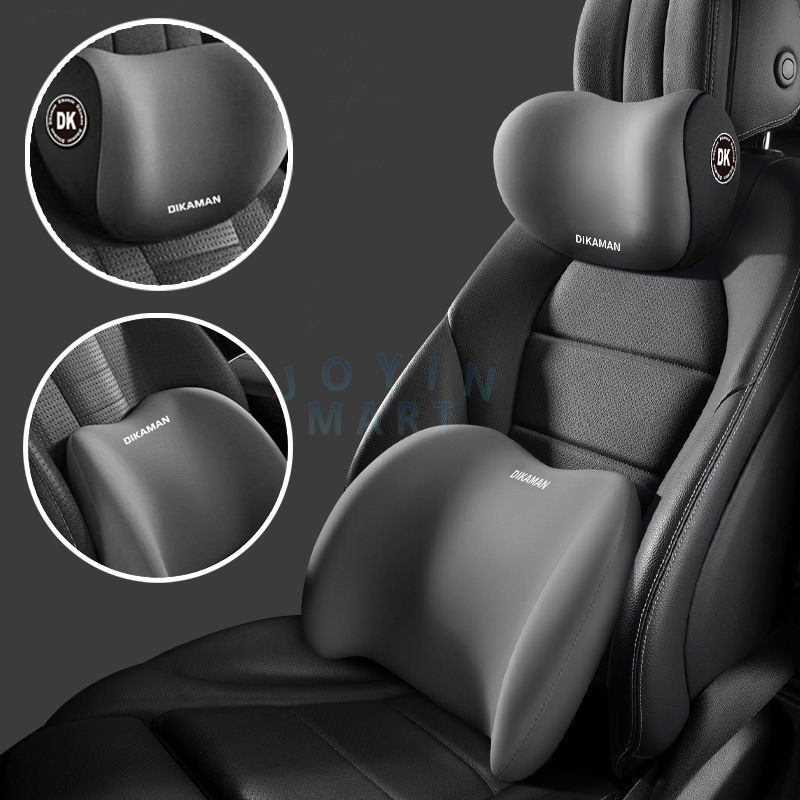 Bantal Sandaran Punggung Memory Foam Neck Pillow Headrest Mobil / Leher Mobil Sandaran Kepala Kursi Mobil