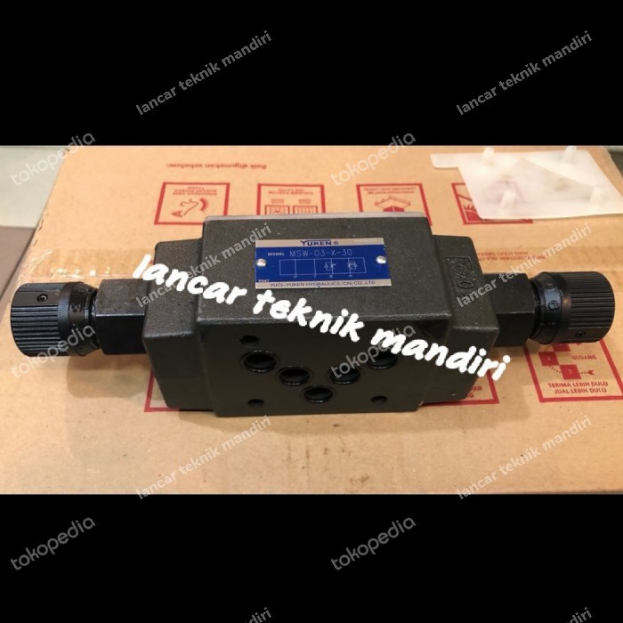 Jual MODULAR THROTTLE CHECK VALVE MSW-03-X-30 YUKEN | Shopee Indonesia