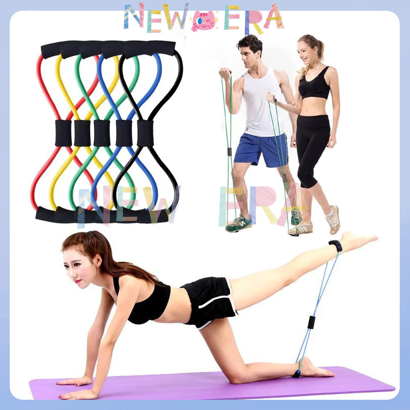 Jual Elastic Stretching Rope Fitness Gym Tali Stretching Yoga | Shopee ...