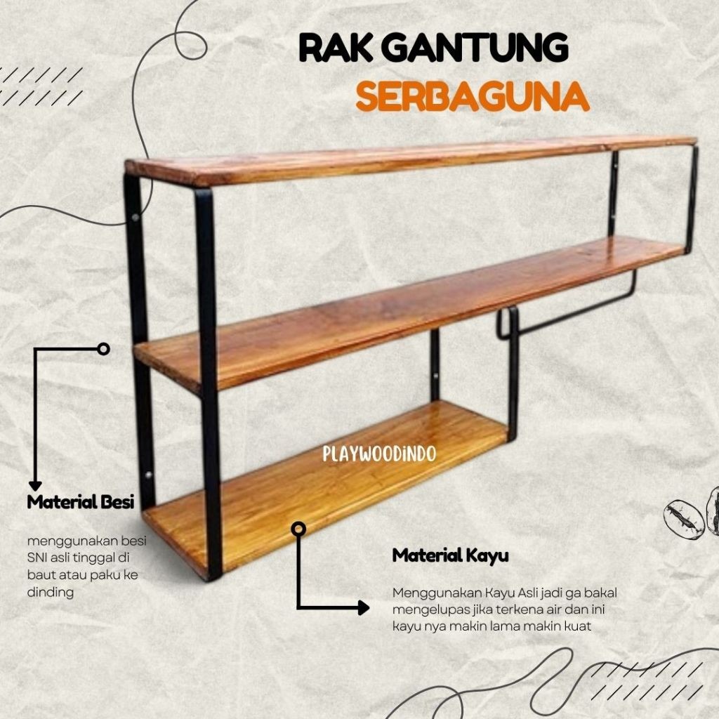 Jual Rak Dinding model Kitchen Set | Rak Penyimpanan Serbaguna Dapur ...
