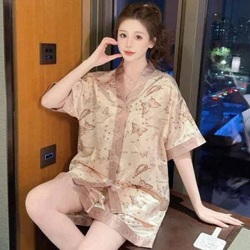 Baju Tidur Satin Baju Pakaian Piyama Tidur Wanita Import Baju Dinas Malam Wanita Hot Baju Tidur