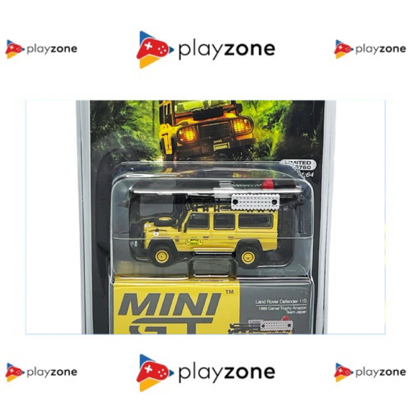 Jual Mini GT 64 MJ Land Rover Defender 110 - 1989 Trophy Amazon Team ...