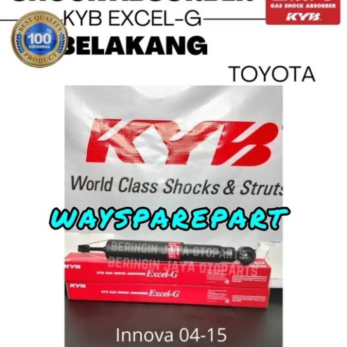 Jual shockbreaker belakang shock toyota Innova 2004-2015 kyb excel-g ...