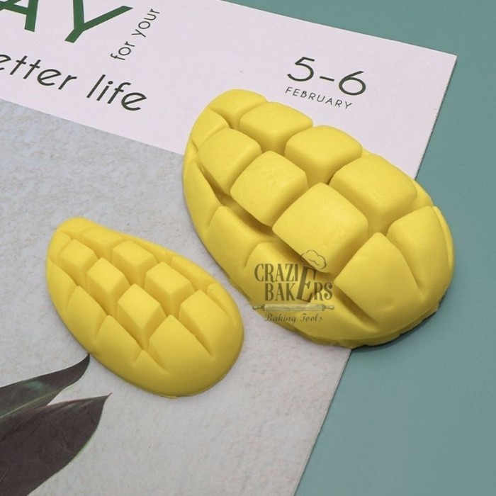 Jual Cetakan Silicon Mango Fruit Shaped - Buah Mangga 3D Mold | Shopee ...