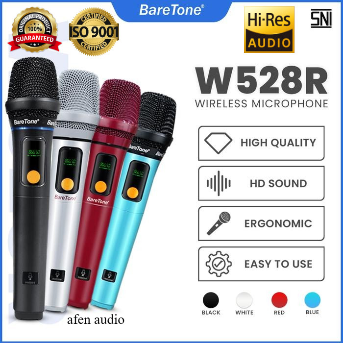Jual Mic Wireless Baretone W528R / W 528 R Microphone Professional ...