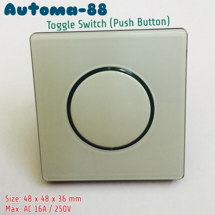 Jual OVS99 Toggle Switch Push Button Panel 86x86 mm Saklar Push On ...