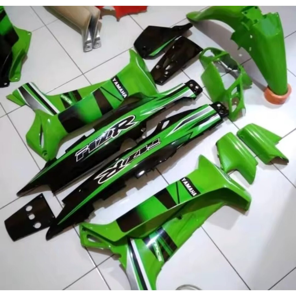 Jual bodi body set fiz r fullset LE hijau le hijau kap f1zr fiz r force ...