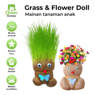 Jual Grass Doll Blossom Doll Tanaman Bentuk Horta Unik Bunga Mainan ...