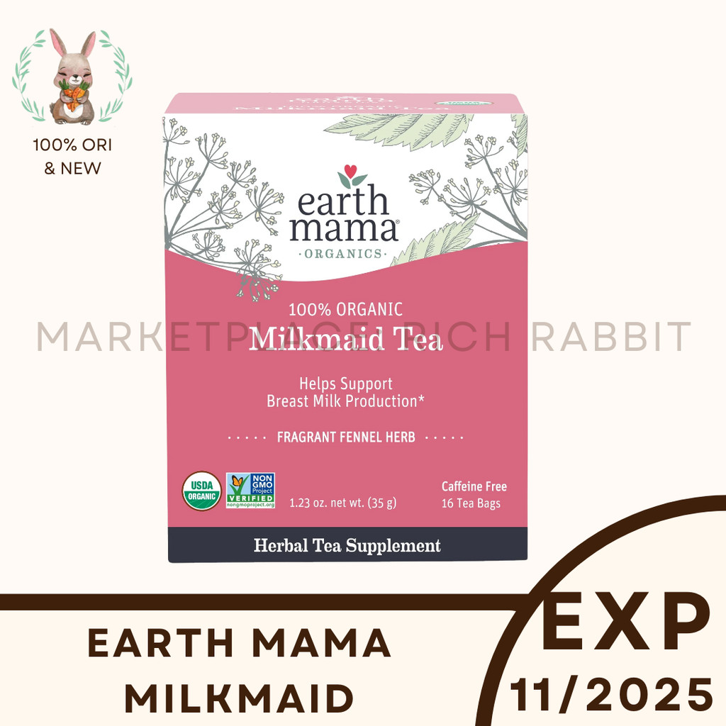 Jual ASI Booster Milkmaid Tea Earth Mama Angel Baby EMAB Pelancar ASI ...