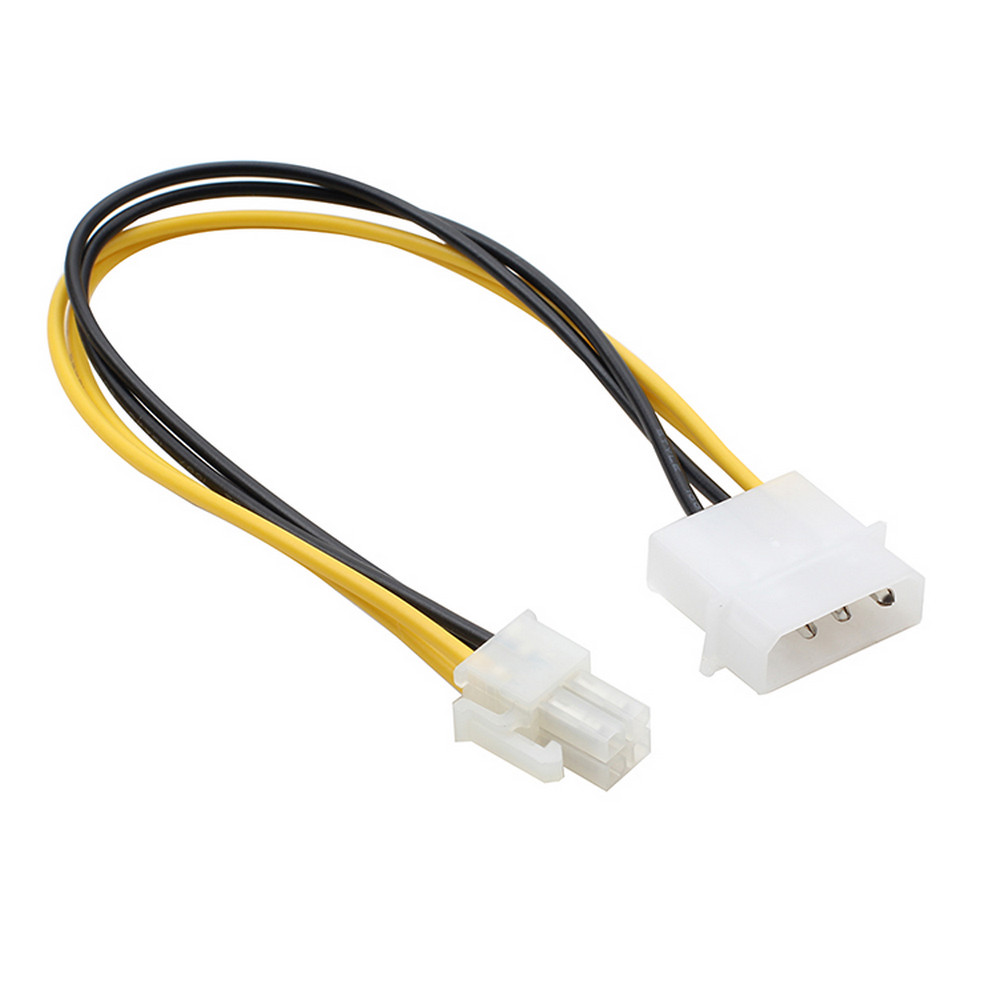 Jual 4Pin CPU Power supply to IDE Port Extension Cord Cable Desktop 4 ...
