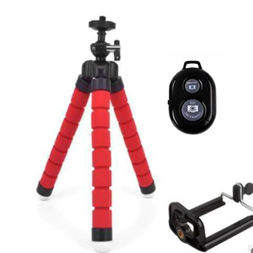 Kirim Dalam 24 Jam Kaki Fleksibel Posisi Bebas Tripod Gurita Stand Ponsel Gurita Holder