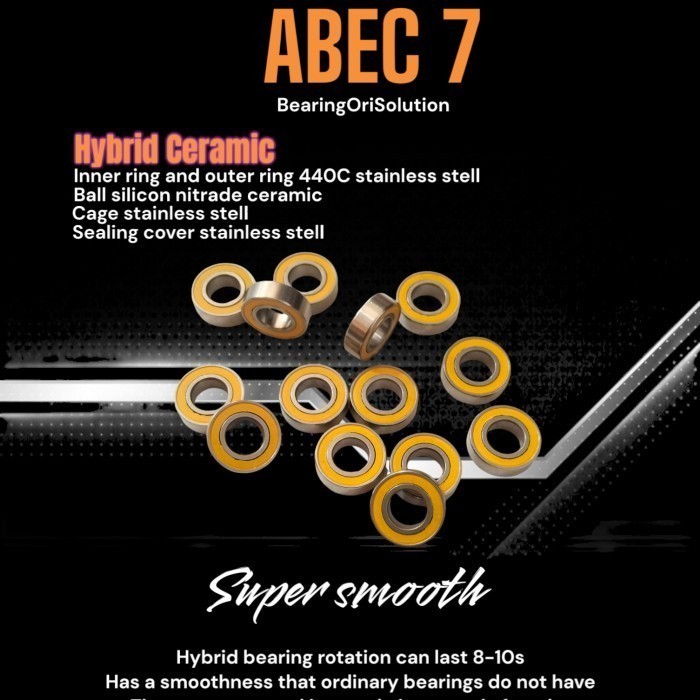 2PCS SMR84 2RS CB ABEC-7 4 * 8 * 3mm ステンレススチール