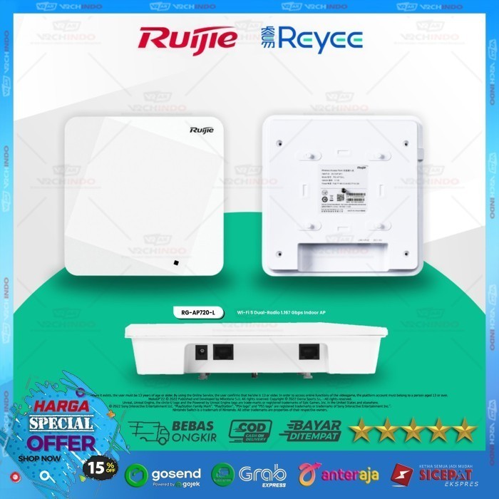 Jual Ruijie Reyee RG-AP720-L | Access Point Ceiling Indoor RG-AP720L RG ...