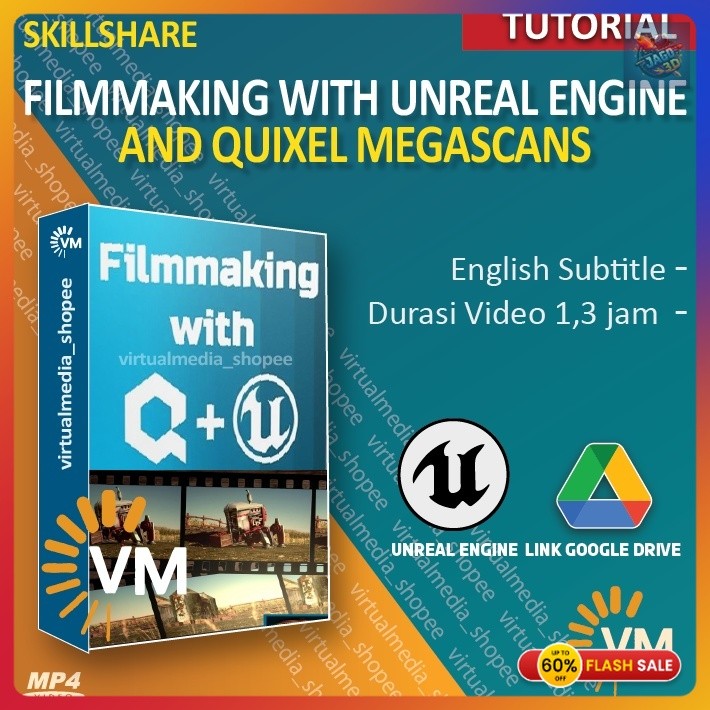 Jual TUTORIAL FILM MAKING WITH UNREAL ENGINE AND QUIXEL MEGASCANS ...