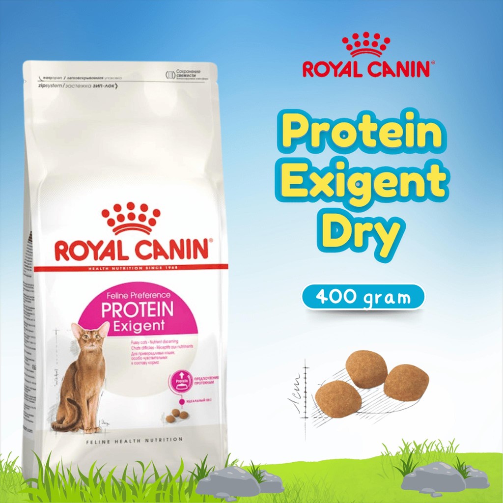 Jual ROYAL CANIN EXIGENT PROTEIN 400GR / Makanan Kering Kucing | Shopee ...