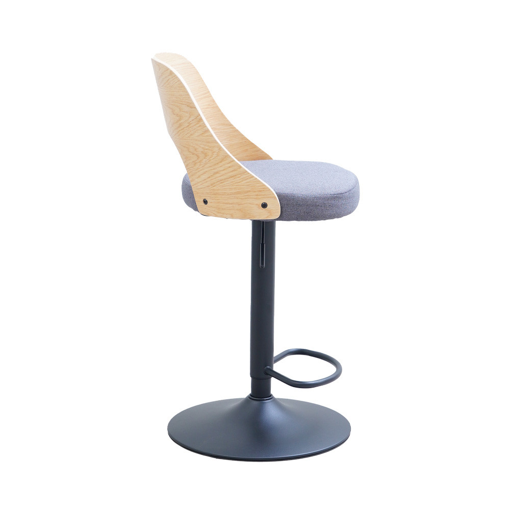 Jual Informa Aucy Kursi Bar Fabric Natural Bar Stool Kursi Kafe ...