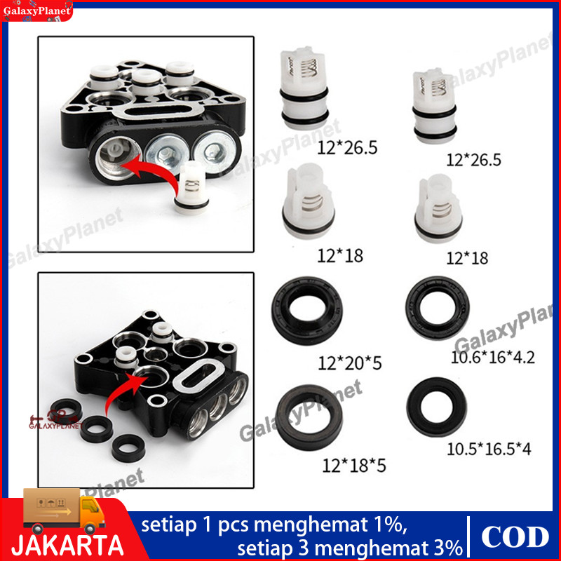 Jual 12 Pcs Oil Seal Water Seal Inlet Valve Outlet Valve Klep Kecil ...