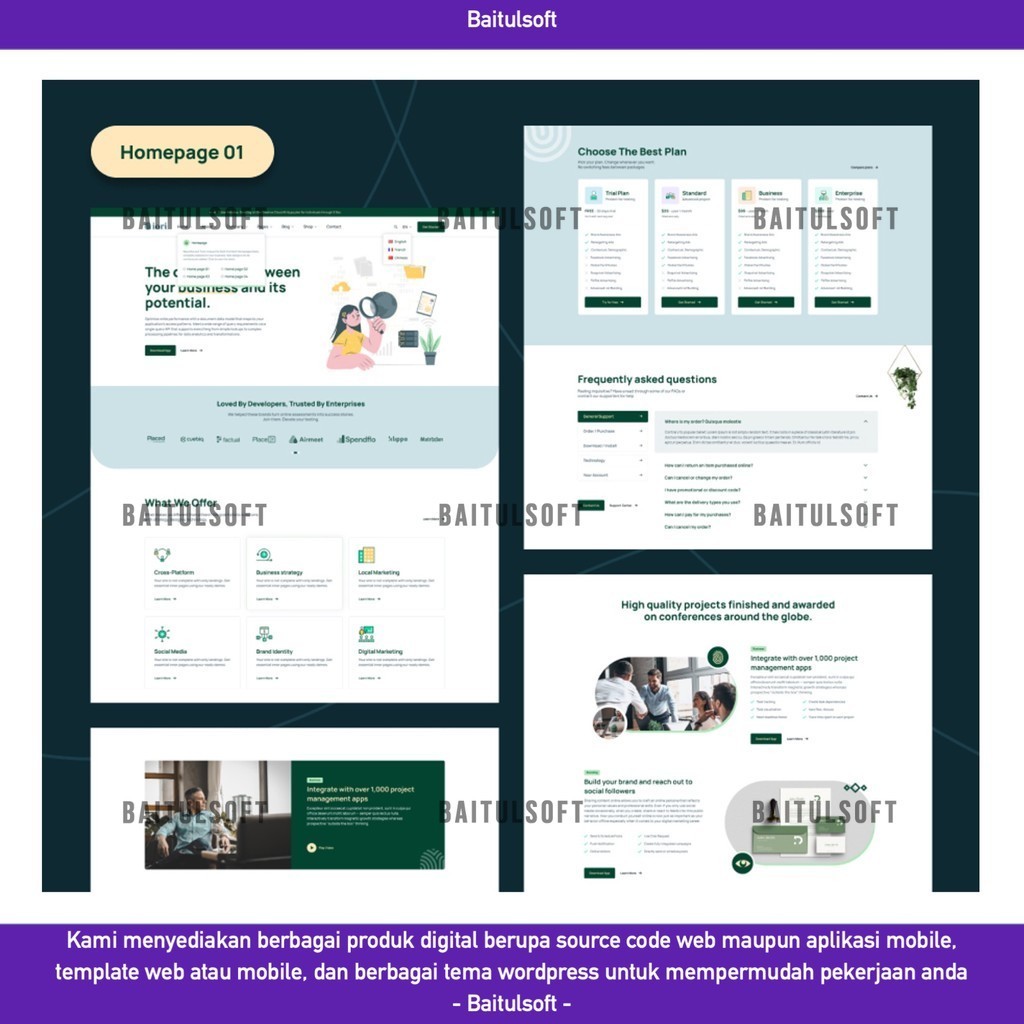 Jual SOURCE CODE APLIKASI WEB IORI - BUSINESS WEBSITE FOR COMPANY ...