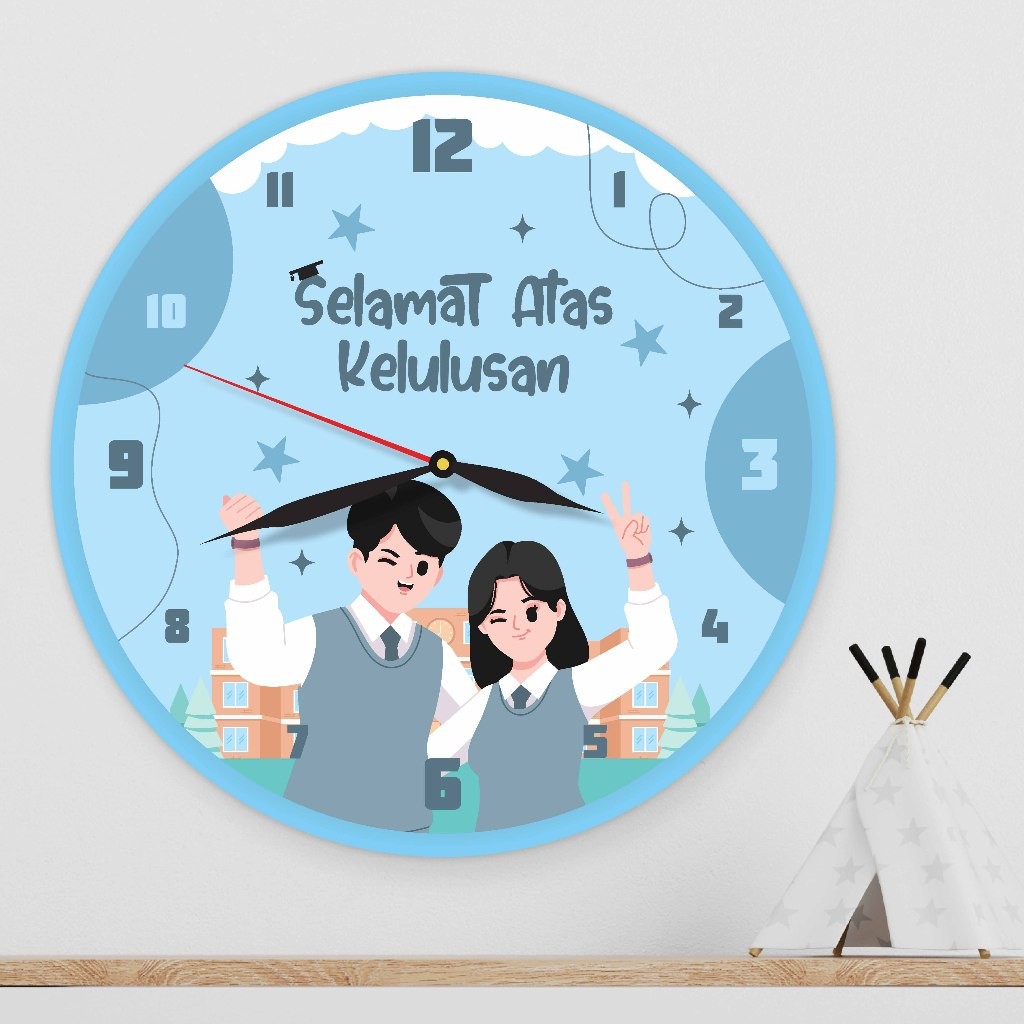Jual JAM DINDING WISUDA / JAM DINDING GRADUATION / JAM DINDING ...