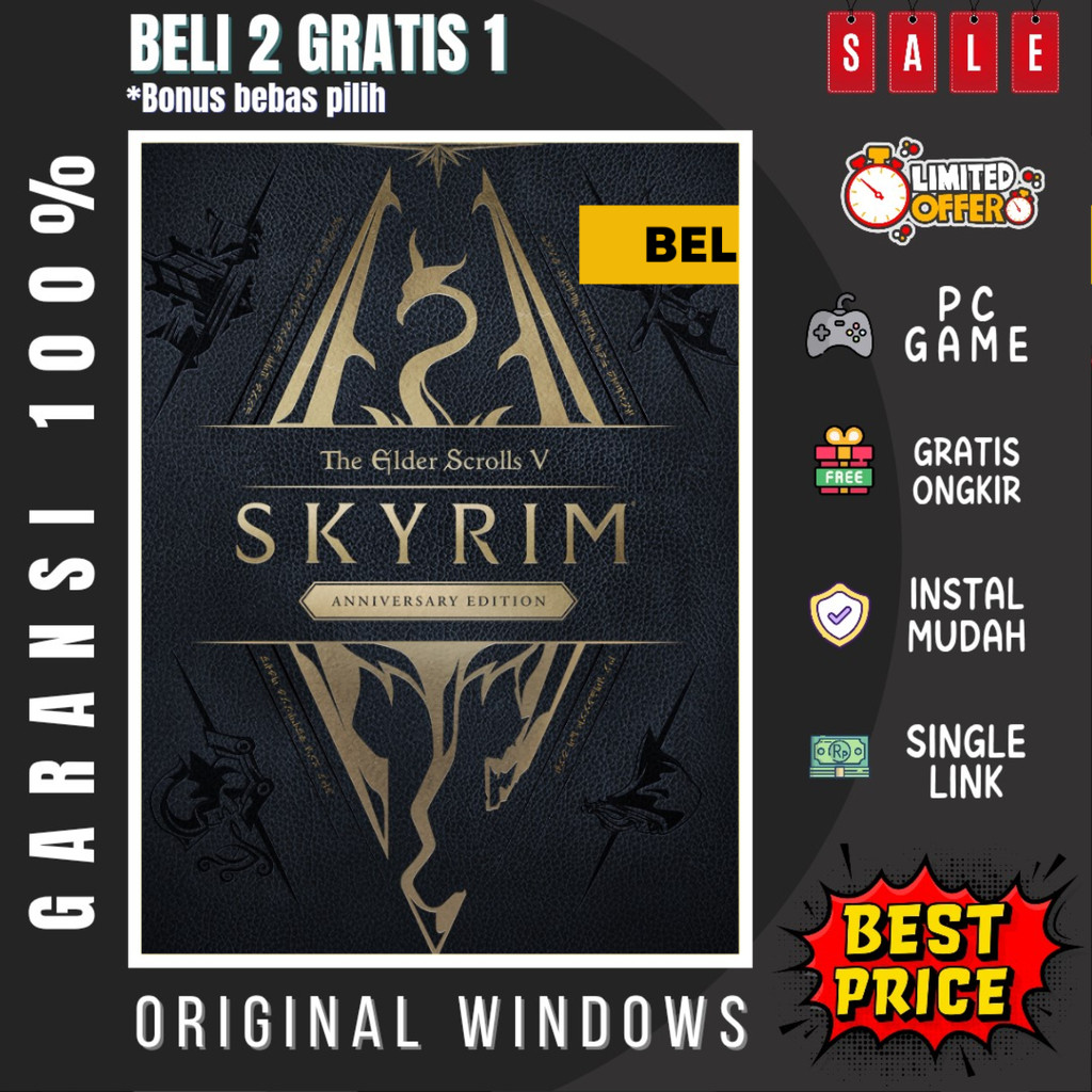 Jual THE ELDER SCROLLS V SKYRIM SPECIAL EDITION - GAME PC - GAME LAPTOP ...