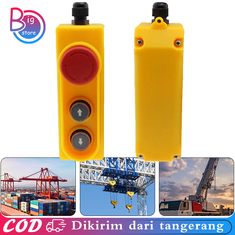 Jual Push Button Remote Control Emergency Stop Mini Hoist PA 200 - 1200 ...
