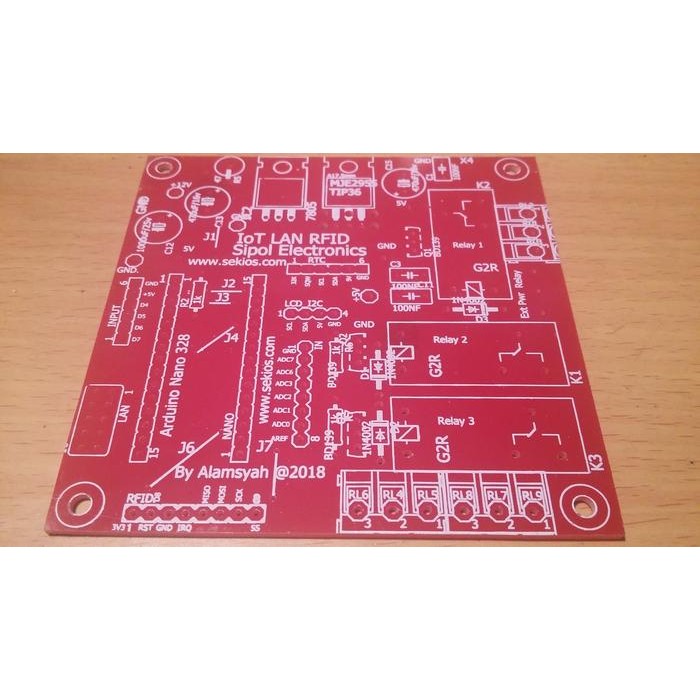 Jual Part PCB Arduino IoT LAN RFID LCD RTC IO Sensor, Relay dan MySQL ...