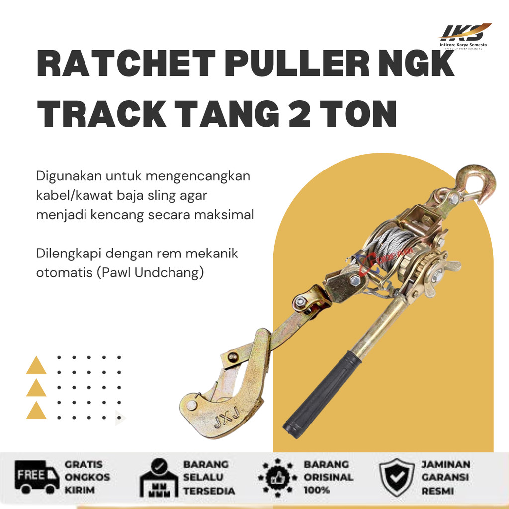 Jual Track Tang Ratchet Puller NGK 2 Ton | Shopee Indonesia