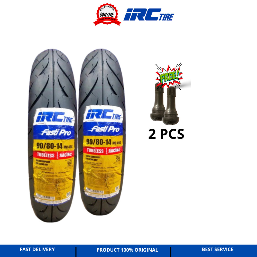 Jual IRC Fasti Pro 90/80-14 Tubeless Soft Coumpond / Ban Matic Fasti ...