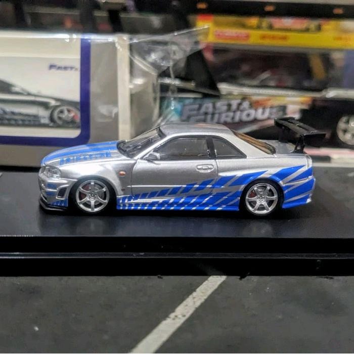 Jual HJ99 Diecast Fast & Speed Nissan Skyline GTR R34 Brian Livery FNF ...