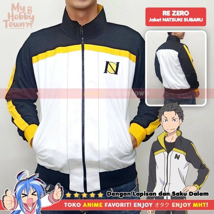 Jual Jaket Anime Cosplay Re Zero Natsuki Subaru Premium Bordir - XXL ...