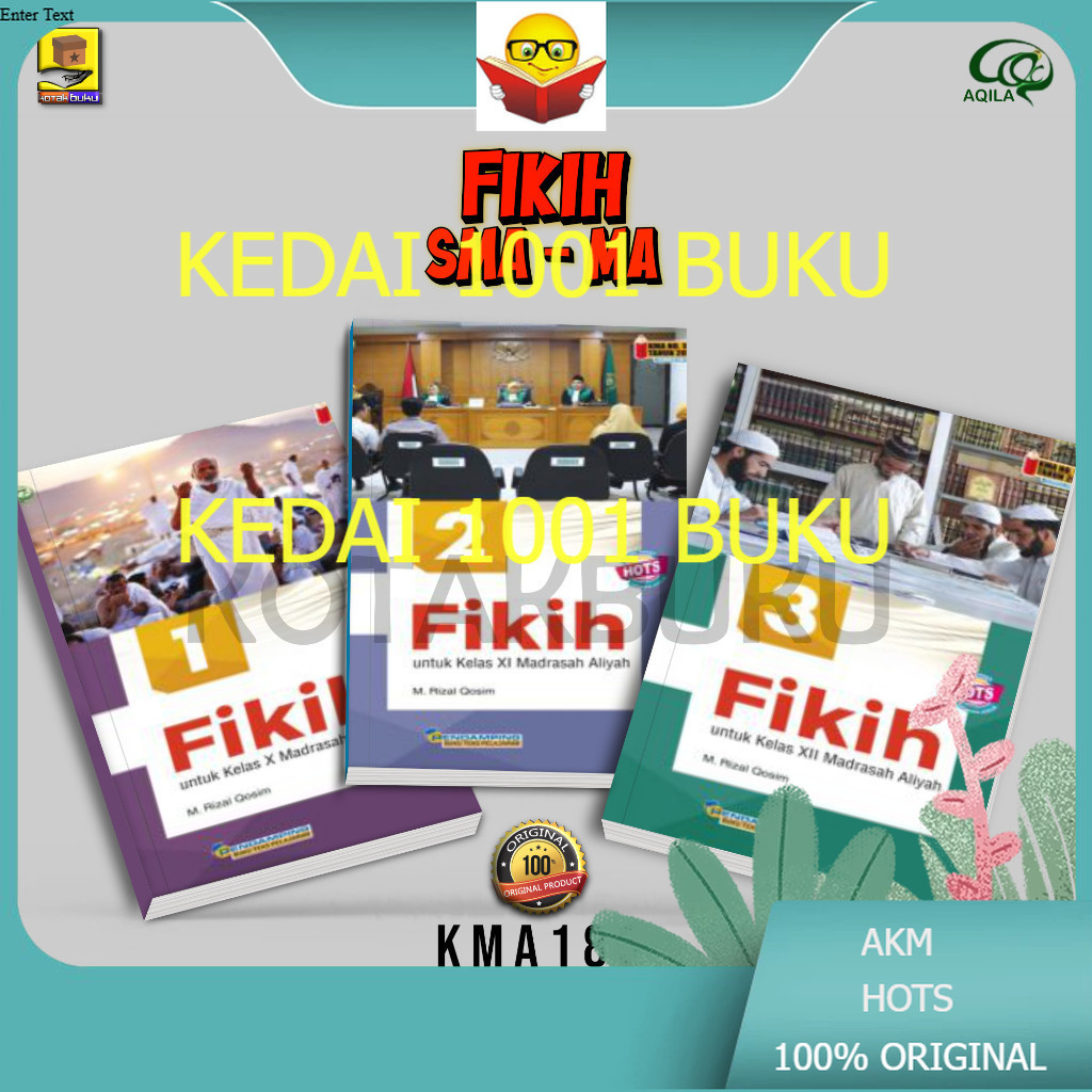 Jual Buku Fikih Kelas 10 11 12 SMA/MA / FIkih SMA/MA / Aqila | Shopee ...