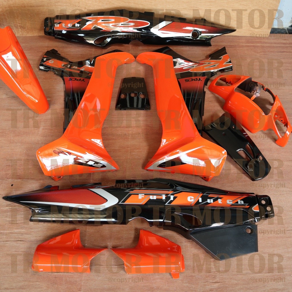 Jual PROMO Cover Body Fizr Full Set Full Clutch Orange 2001 Full Set ...